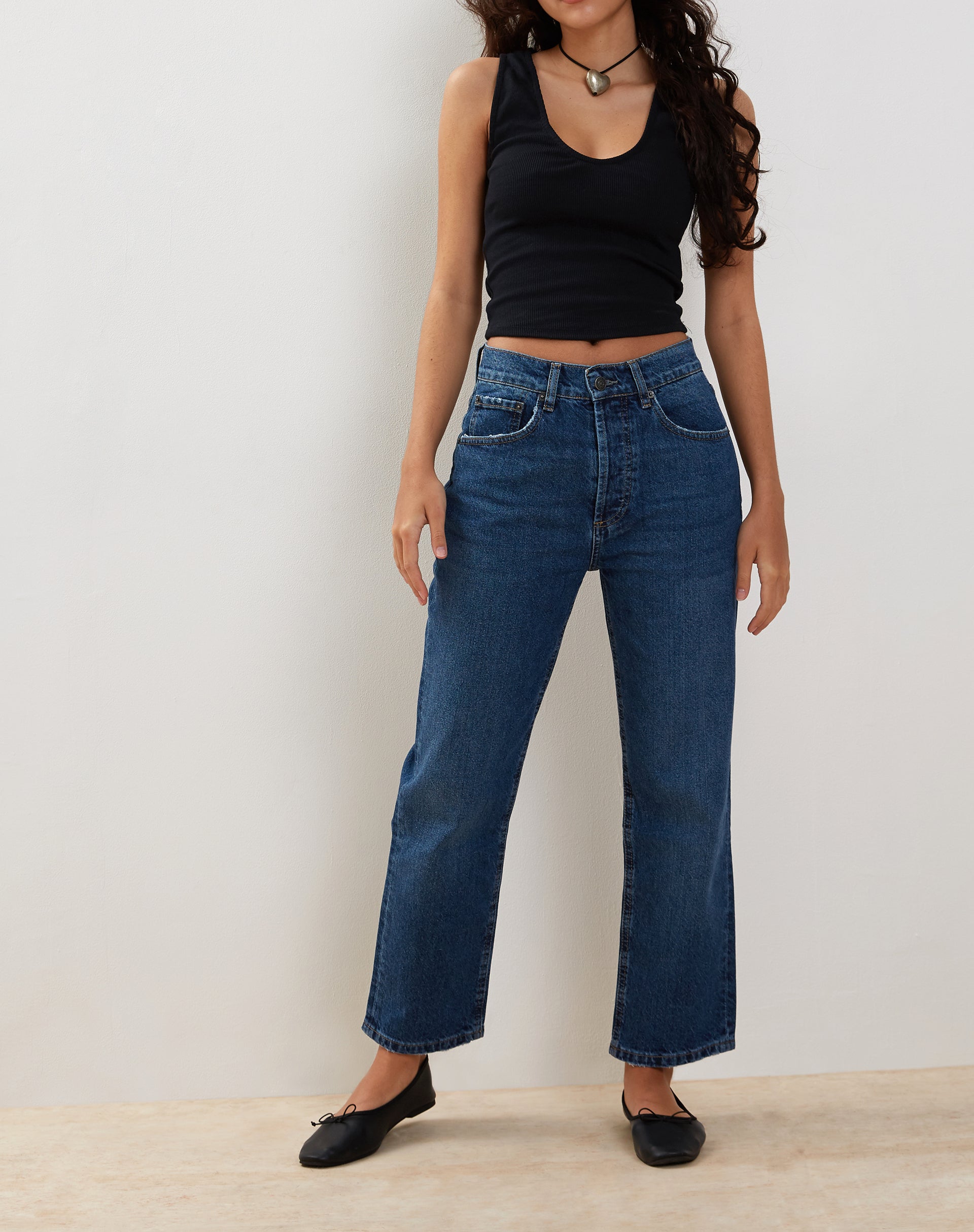 Mid rise shop blue jeans