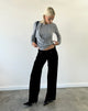Image of Low Rise Roomy Jeans in Rinse Black