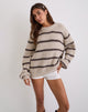 Image of Namirta Jumper in Mono Stripe Oat