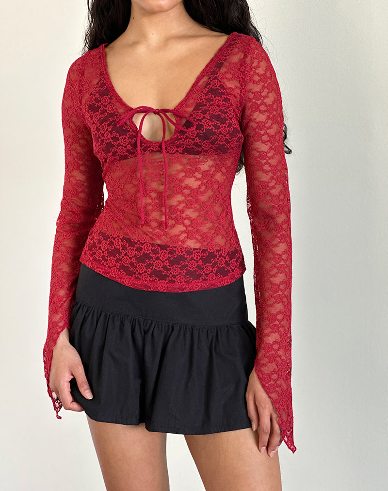 The Marietta Lace Top main image 1