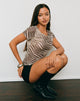 Image of Neko Top in Mesh Wild Animal Neutral