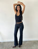 Image of Rigid Low Rise Flare Jeans In Indigo