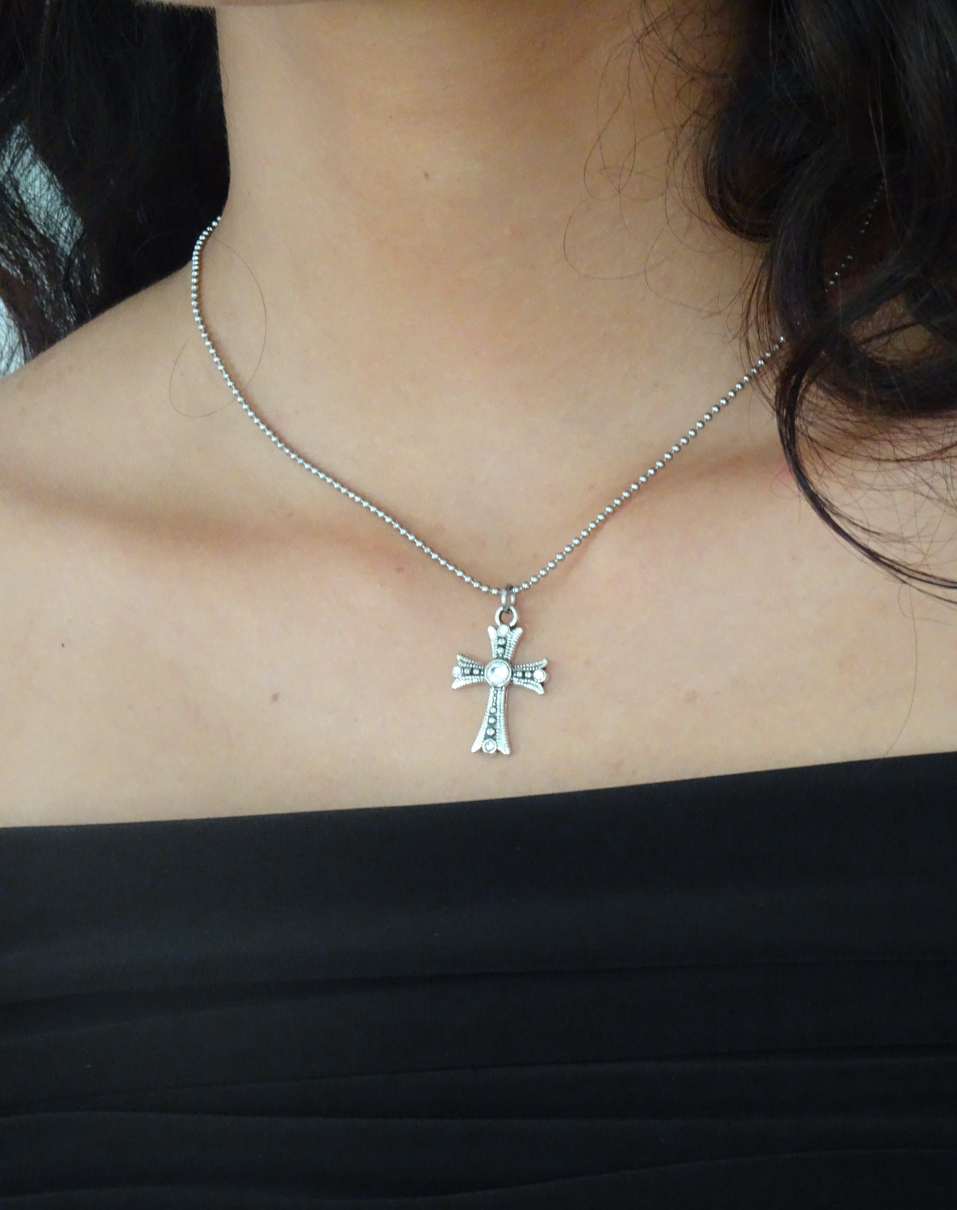 Fused Pave Cross Necklace | Missoma