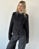 Image of Niloufar Jacket in Wool Dark Grey