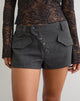 Image of Penida Mini Short in Heritage Twill Grey