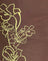 Mono Flower Flock Brown