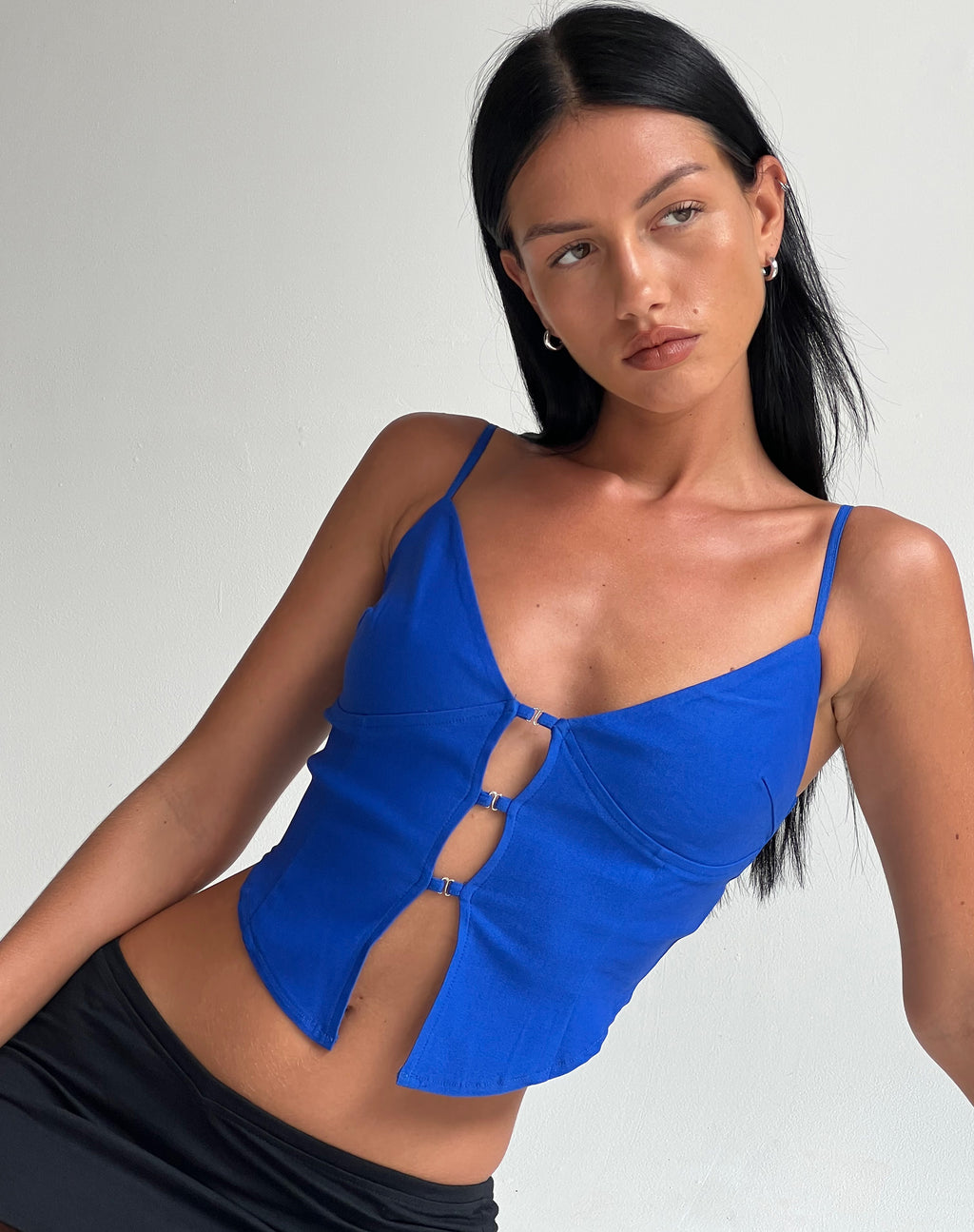Oleta Cami Top in Cobalt