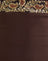 Brown with Embroidered Sequin Trim