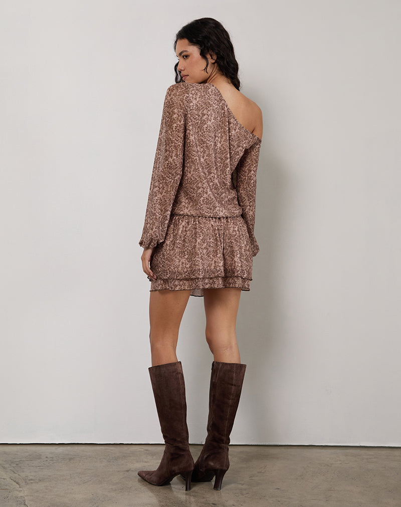 Image of Papinka Dress in Mesh Vintage Paisley Pink