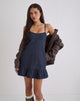 Image of Pamina Mini Dress in Denim Indigo