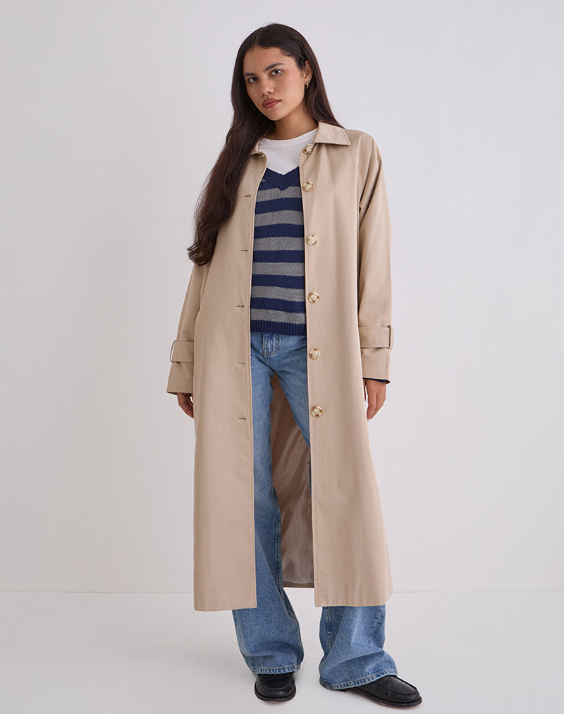 Panala Trench Coat in Sand