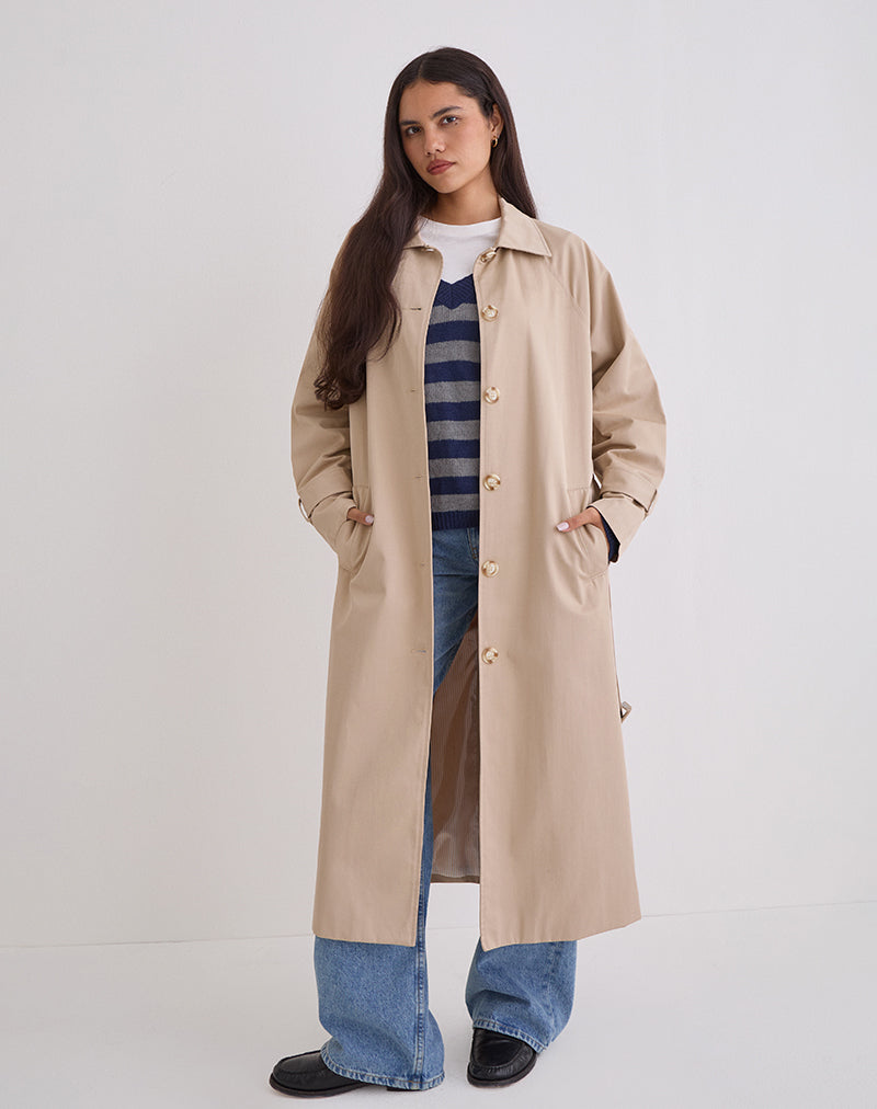 Image of Panala Trench Coat in Sand