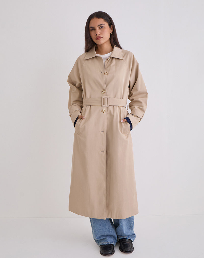 Panala Trench Coat in Sand