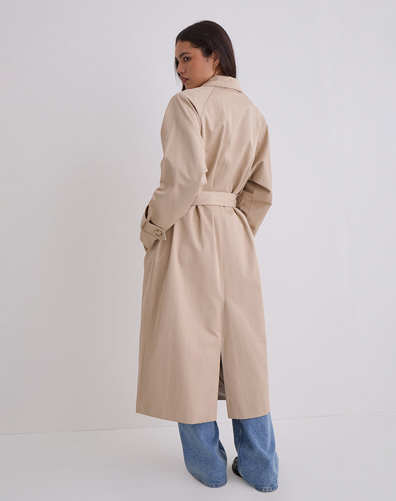 Image of Panala Trench Coat in Sand