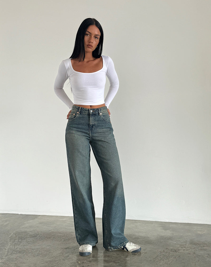 Sandy Blue Acid Low Rise | Parallel – motelrocks.com