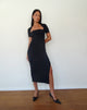 Image of Quala Midi Dress in Black