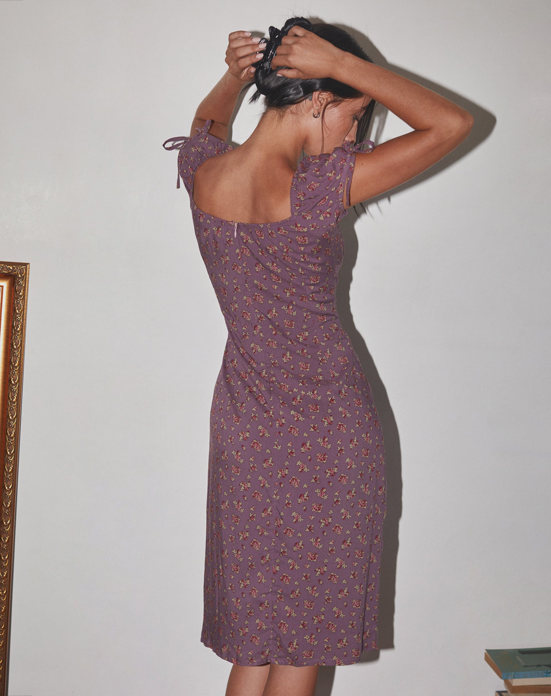 Flowing rose dress sale