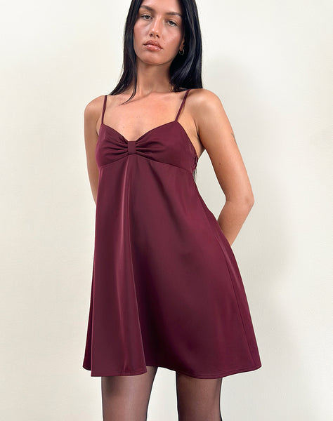 motel vasilia satin mini dress Motel Vasilia Satin Mini Dress L (12-14)