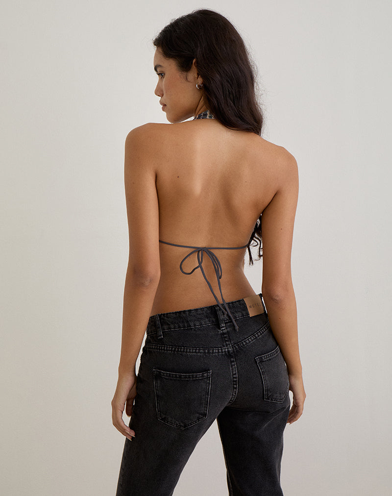 Image of Ramilo Top in Sequin Vintage Check Brown