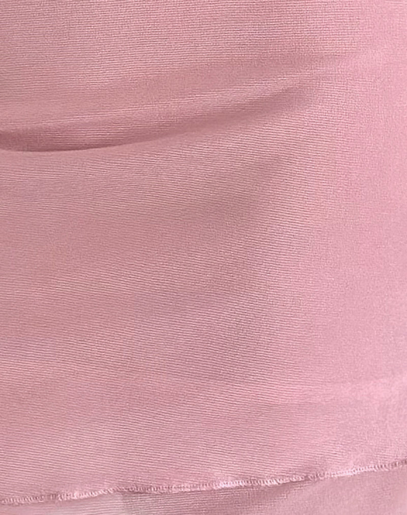 Baby Pink Mesh Asymmetrical Mini Dress | Renata motelrocks.com Baby Pink Mesh Asymmetrical Mini Dress | Renata motelrocks.com