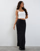 Image of Skyla Maxi Skirt in Charcoal