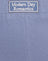 Faded Denim Modern Day Label Embro