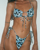 Image of Ricoa Bikini Top in Pastel Blue Floral