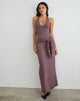 Image of Rohesia Maxi Dress in Deep Taupe