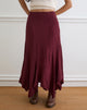 Image of Rombe Maxi Skirt in Maroon