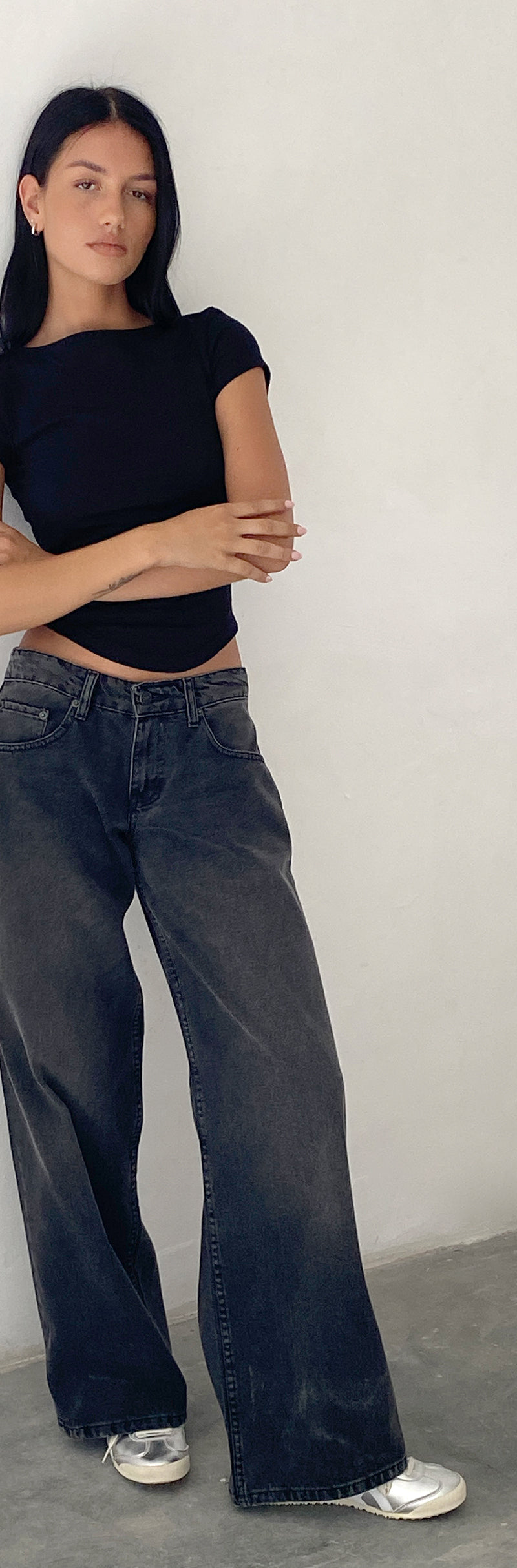 Low Rise Denim (Grey)