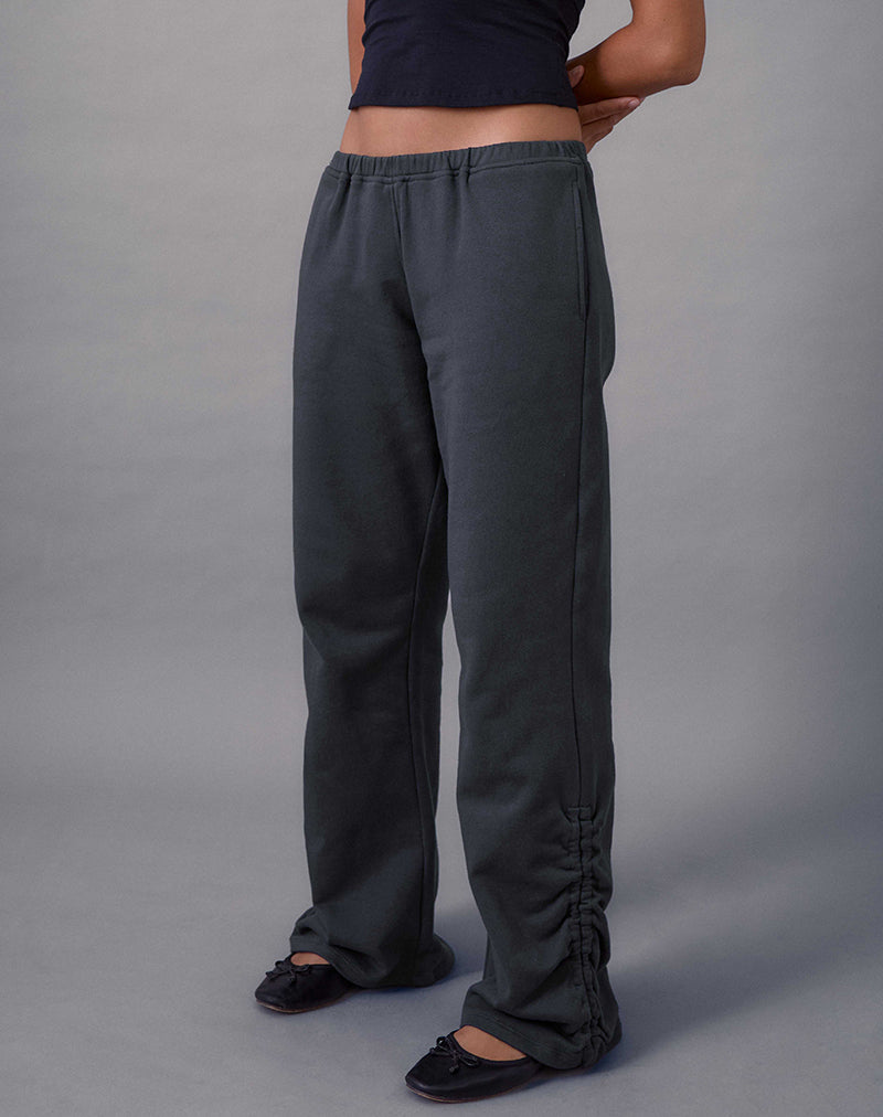 Image of Rylan Ruched Jogger in Beluga Grey