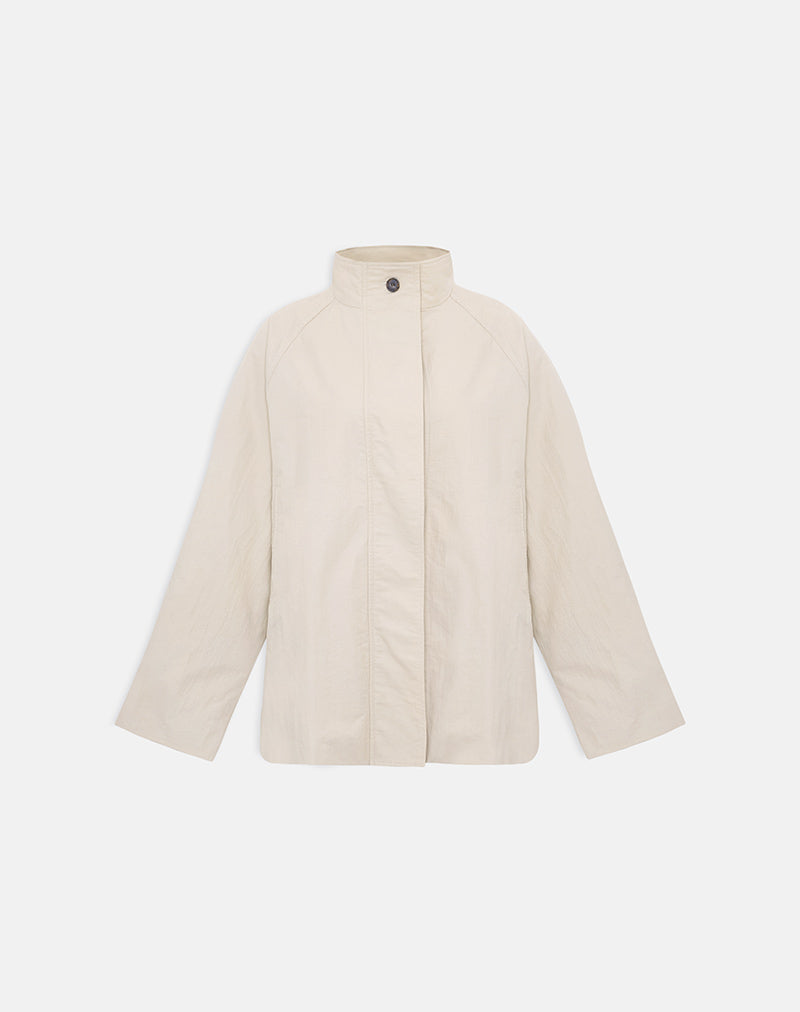 Image of Saipul Oversize Jacket in Beige