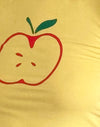 Yellow with Apple Motif