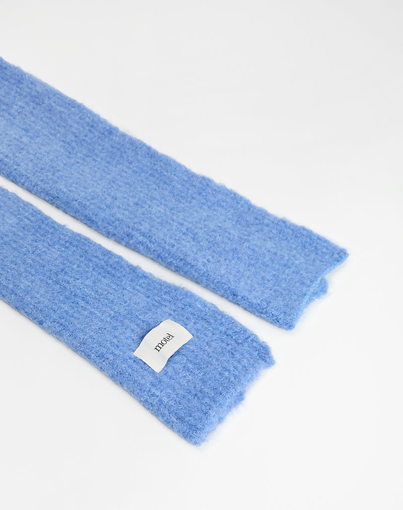 Image of Scarf in Plain Blue