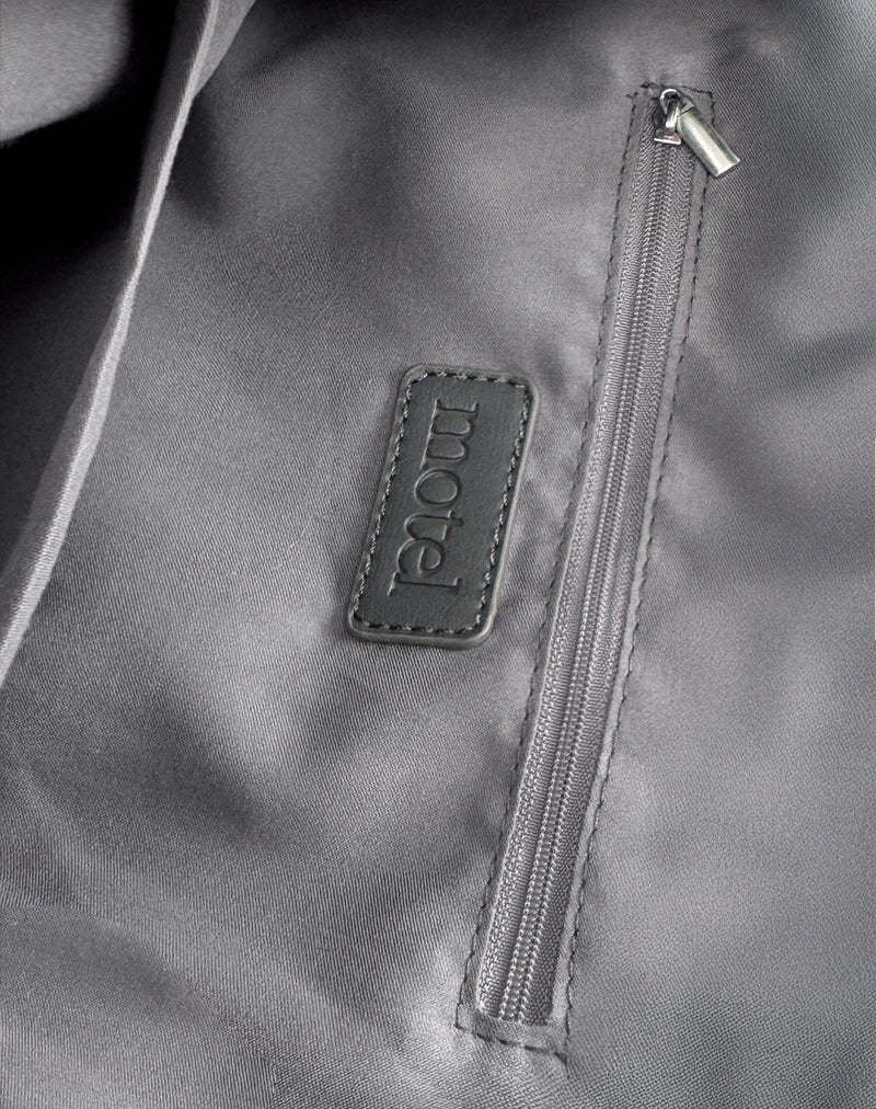 Image of Sequin Hobo Bag in Silver