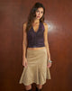 Image of Sienna Top in Mesh Serene Ivy Dark Plum