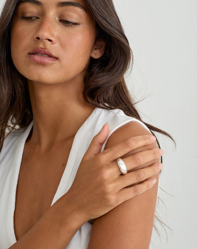 Image of Sterling Silver Chunky RIng