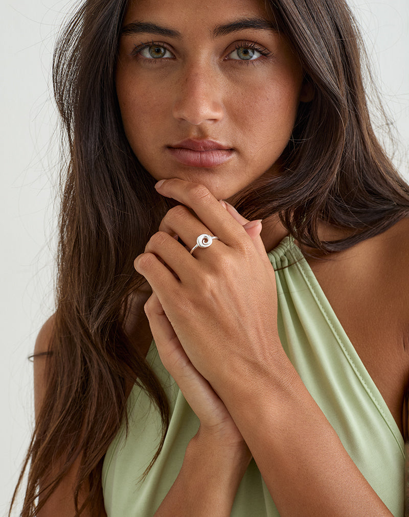 Sterling Silver Swirl Ring