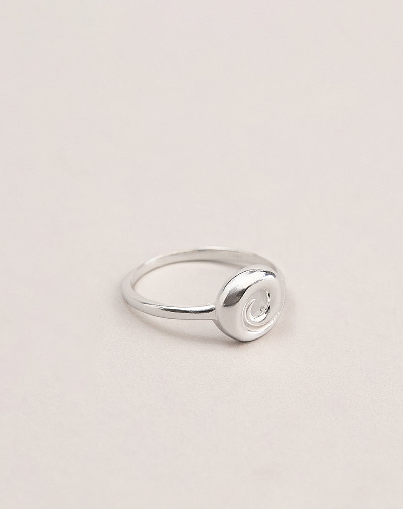 Image of Sterling Silver Swirl Ring