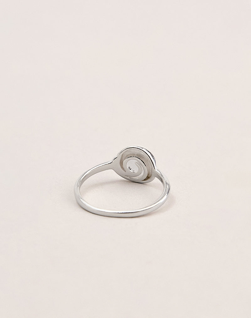 Image of Sterling Silver Swirl Ring