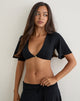 Image of Stapa Cropped Bolero Top in Black