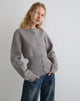 Image of Subra Long Sleeve Cardigan in Grey