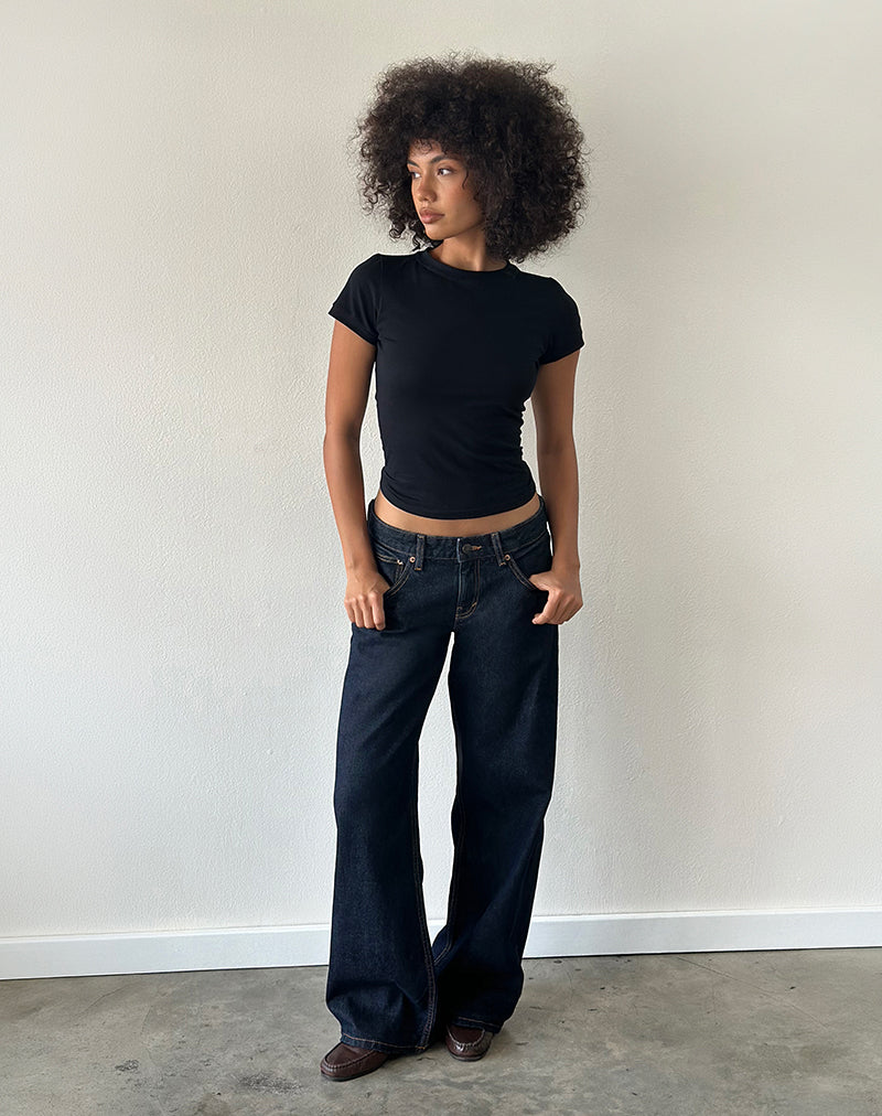 Sutin Tee in Black