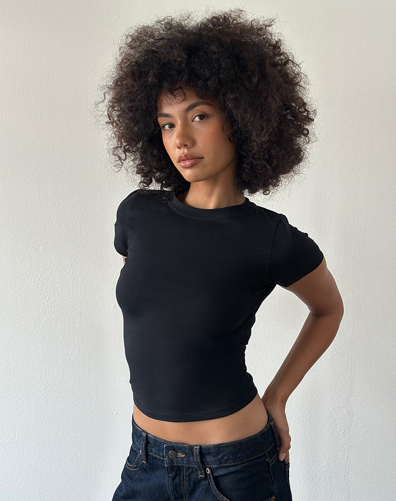 Sutin Tee in Black
