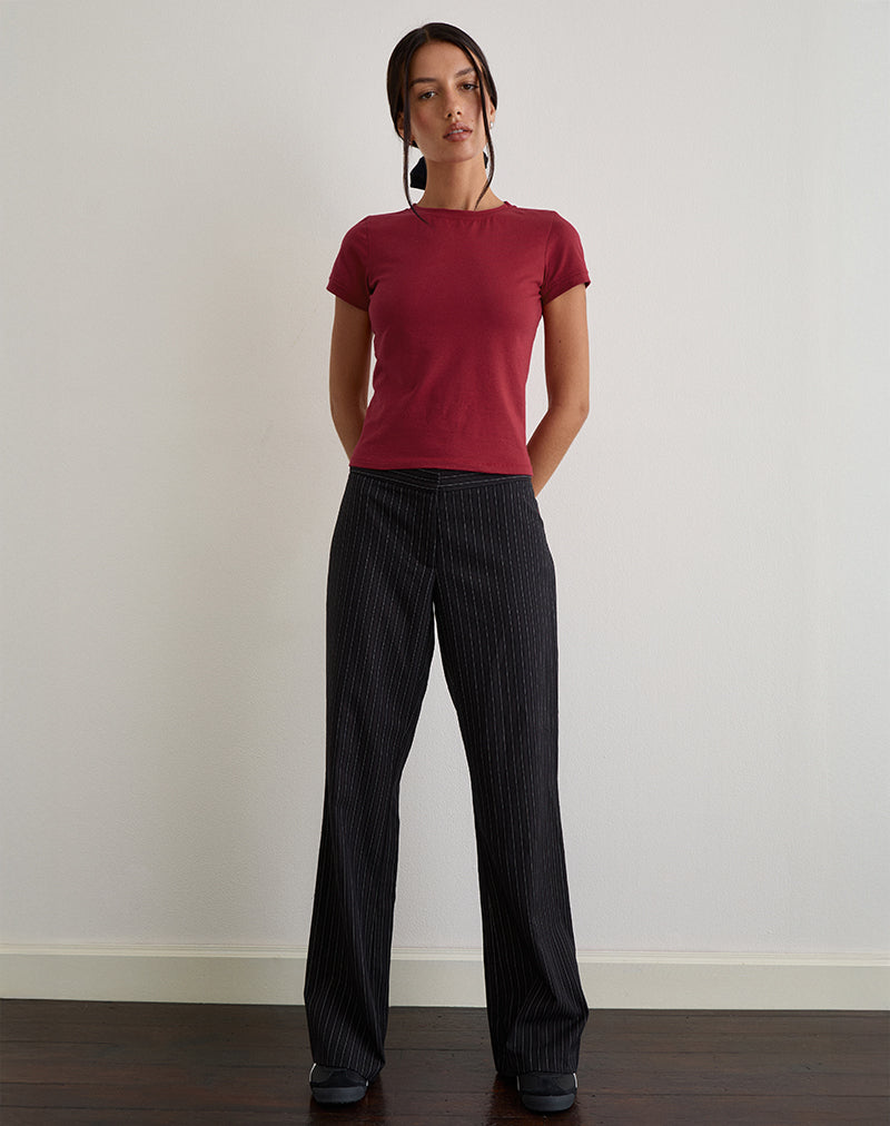 Image of Sutin Tee in Adrenaline Red