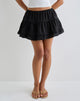 Image of Talvi Tiered Frill Mini Skirt in Black