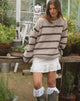 Image of Namirta Jumper in Mono Stripe Oat