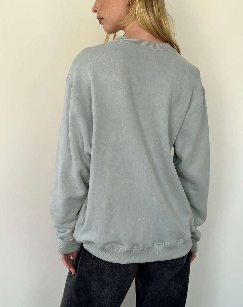 Image of Tillie Jumper in Ecru with Motel Cashmere Embroidery