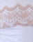  White with Lace Print