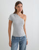 Image of Tokiki One Shoulder Top in Jersey Misty